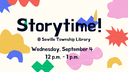 Storytime Sept. 1