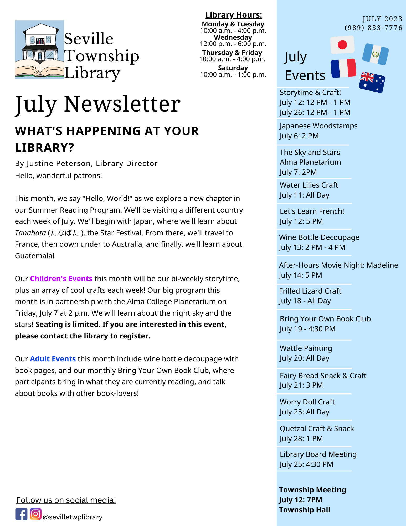 Seville Township Library June Newsletter.png