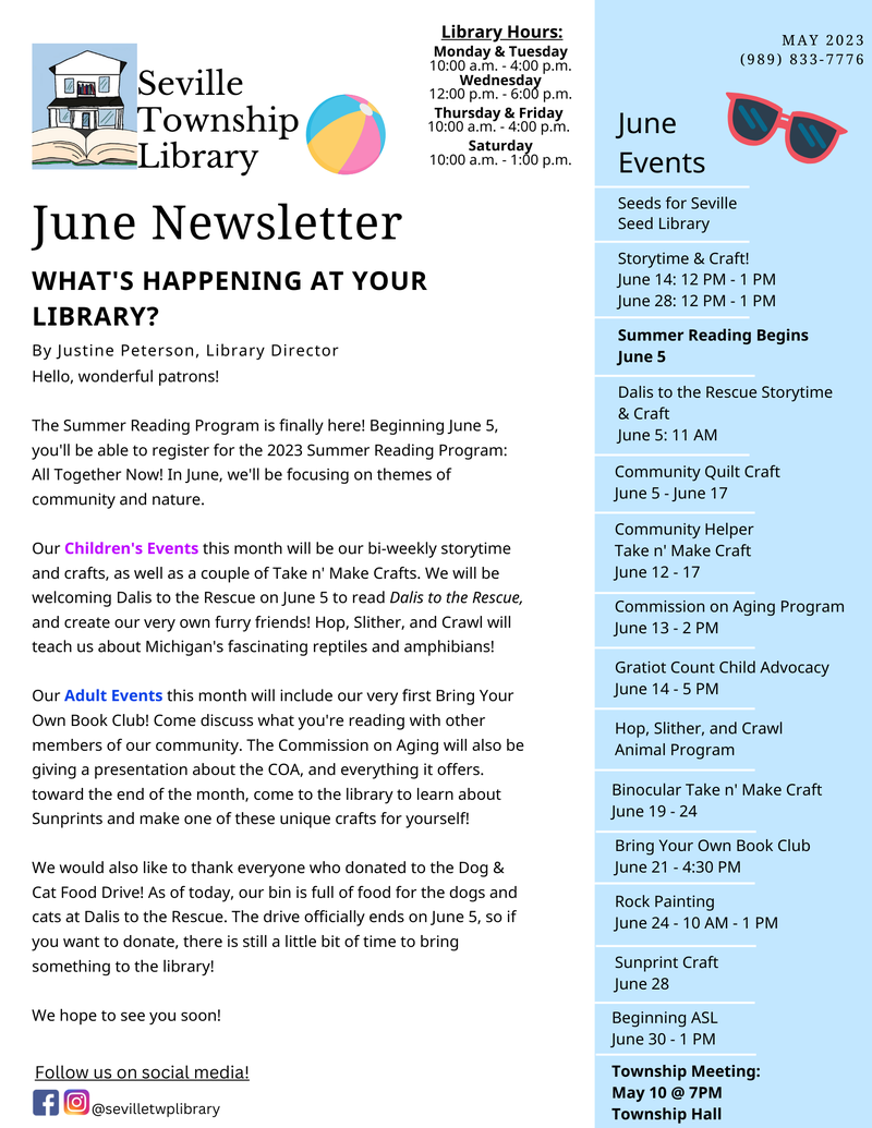 Seville Township Library June Newsletter.png